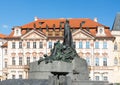 Jan Hus Memorial in Prague Royalty Free Stock Photo
