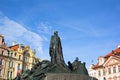 Jan Hus Memorial, Prague Royalty Free Stock Photo