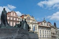 Jan Hus Memorial statue, Prague Royalty Free Stock Photo