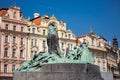 Jan Hus monument in Prague