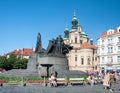 Jan Hus monument in Prague Royalty Free Stock Photo