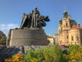 Jan Hus monument, Prague, Czechoslovakia