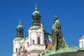 Jan Hus Monument, Staromestke Square, Prague Royalty Free Stock Photo