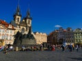 Jan Hus Monument Royalty Free Stock Photo