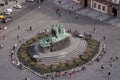 Jan Hus Sculpture at Stare Mesto square Prague Europe