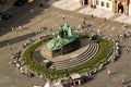 Jan Hus statue in Prague Royalty Free Stock Photo