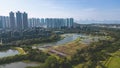 6 Jan 2023 the landscape of Wetland Park, hong kong Royalty Free Stock Photo