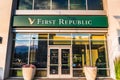 Jan 9, 2020 Mountain View / CA / USA - First Republic Bank branch located in South San Francisco Bay Area; First Republic Bank is