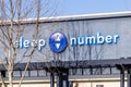 Jan 24, 2020 Mountain View / CA / USA - Sleep Number store in San Francisco Bay Area; Sleep Number is a U.S.-based manufacturer Royalty Free Stock Photo