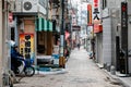 15 Jan 2020 - Nagasaki, Kyushu, Japan : roads and residentail area in Nagasaki, Historical town of Kyushu, Japan