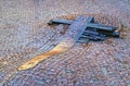 Jan Palach Memorial Cross, Prague, Czech Republic Royalty Free Stock Photo