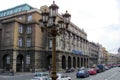 Jan Palach Square, building of the Faculty of Philosophy of the Charles University, Prague, Czechia