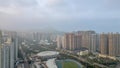 Jan 1 2024 Panorama cityscape of TKO Hong Kong city Royalty Free Stock Photo