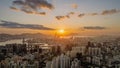 Jan 14 2024 panoramic view of Kowloon from Ping Shan