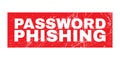 29Jan2023password phishing red stamp vector design, illustration Royalty Free Stock Photo