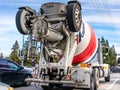 Jan 29, 2020 Santa Clara / CA / USA - Cemex mixer truck transporting cement to the construction site; CEMEX S.A.B. de C.V., is a