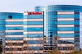 Jan 29, 2020 Santa Clara / CA / USA - McAfee Headquarters in Silicon Valley; McAfee, LLC is an American global computer security Royalty Free Stock Photo