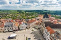 Jan Zizka square in city of Tabor in the Czech Republic