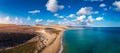 Jandia Peninsula, Risco del Paso, Playas de Sotavento and Laguna de Sotavento, Fuerteventura, Canary Islands, Spain, Atlantic,