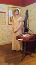 Jane Austen at the Jane Austen museum in Bath