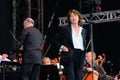 Jane Birkin band perform in concert at Primavera Sound Festival Royalty Free Stock Photo