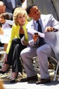 Jane Fonda/Benny Medina Royalty Free Stock Photo