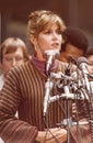 Jane Fonda in Chicago Royalty Free Stock Photo