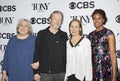 Jayne Houdyshell, Chris Cooper, Laurie Metcalf, and Condola Rashad at Meet the Nominees for the 2017 Tonys in NYC