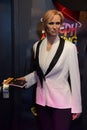 Jane Lynch statue at Madame Tussauds in Times Square in Manhattan, New York City