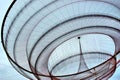 Janet Echelman`s public network sculpture in roundabout, Matosinhos Royalty Free Stock Photo