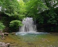 Janet`s Foss, waterfall Malhamdale, Yorkshire, UK