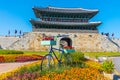 Janganmun Gate of Hwaseong fortress at Suwon, Republic of Korea