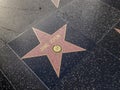 Janis Joplin Star on the Pavement with Stars in Hollywood