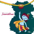 Lord of krishna janmastami, birthday celebration