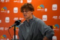 Jannik Sinner of Italy during press conference after quarter-final match against Daniil Medvedev of Russia at 2024 Miami Open