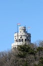 Janos hills look-out tower Royalty Free Stock Photo