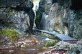 Jánošíkove diery - známa turistická destinácia na Slovensku. Veľa vodopádov, lavičiek, reťazí, kameňov a strmých