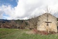 Janovas an abandoned village in Huesca Spain Royalty Free Stock Photo