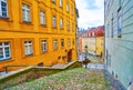 Jansky Vrsek Street, Mala Strana, Prague, Czech Republic