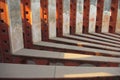 Jantar Mantar, Delh radials interior floor shadows