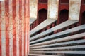 Jantar Mantar, Delhi interior radials and column