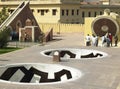 Jantar Mantar Observatory - Jaipur - India Royalty Free Stock Photo