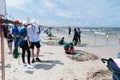 People looking for amber 21st World Amber Fishing Championships in Jantar