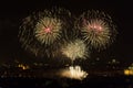 JANUARY 1: Prague New Year's Firework 2013 on January 1, 2013, in Prague, Czech Republic.