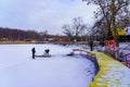 January 19, 2022 Balti Moldova preparing a font or ice hole for Epiphany bathing
