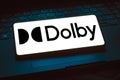 January 22, 2024, Brazil. The Dolby Laboratories logo is displayed on a smartphone screen