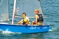 January 1, 2013: Children sailing. Editorial Royalty Free Stock Photo