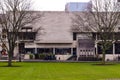 January 18 2018, Dublin Ireland: The beautiful campus of Trinity university college in Dublin. Showing academic building Royalty Free Stock Photo