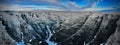 Badlands Sunset Panorama