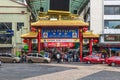 Entrance gate of petaling street, a Chinatown located in Kuala Lumpur, Malaysia. In the late 19th and early 20th